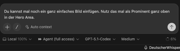 DeutscherWhisper VS Code Einstellungen mit Language-Option
